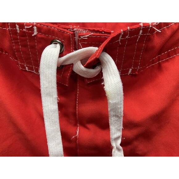 UTAH UTES est 1850 NCAA vintage red & white lined basketball shorts men's Sz 2XL - Picture 7 of 7